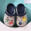 AUEIFO Duck & Ice Cream Sand Grey Crocks 2660
