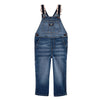 Osk White Shoulder Belt Style Back Pocket Mid Blue Full Dungaree 3799
