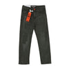 OM Orange Button Faded Knee Olive Green Pant 3218