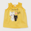 HM Mummy Is My BFF Yellow Frock Top 3935