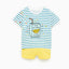 ZR Lemonade Holidays Blue stripes white Tshirt 1891