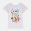 HM Glitter Do What You Love White Top 5014