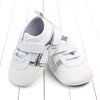 Valen Silver Side Design Girls White Shoes 2114