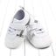 Valen Silver Side Design Girls White Shoes 2114