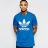 ADI TreFoil Logo Print Royal Blue Tshirt 1455