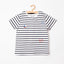 51015 Blue Stripe White Tshirt 3528