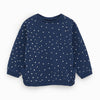 ZR Navy Blue Polka Dots Sweatshirt 787