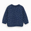 ZR Navy Blue Polka Dots Sweatshirt 787