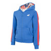 4F Royal Blue Girls Zipper With Contrast Inside Hoodie 974