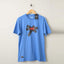 DSL Black Spot Logo Mid Blue Tshirt 1779