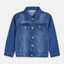 B.X Glitter Back Unicorn Print Mid Blue Denim Jacket 3408