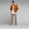 J&J Beige Slim Fit Cotton Chino 2308