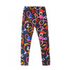 51015 Graffiti Circles Black Legging 4313