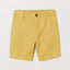 HM Plain Yellow Cotton Shorts 7119