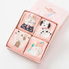 Caramella Unicorn Pink 4 Socks Box 3239