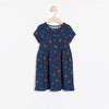 LDX Cherry Print Navy Blue Frock 3909