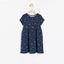 LDX Cherry Print Navy Blue Frock 3909