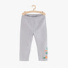 51015 Jungle Bird Print Grey Legging 4323