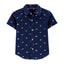 CRT Multi Color Animals Print Navy Blue Casual Shirt 3916