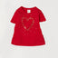 HM Glitter Heart Red Top 3934