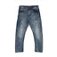 OM Red Button Mid Blue Slim Ripped Denim 1306