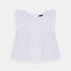 ECO Glitter Dots White Top 7447