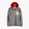 LS Just Move Embossed Grey Zipper Hoodie 3306