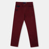 OM Maroon Mr Music Pocket Embroidery Pant 1148