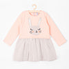 51015 Rabbit Face Peach Frock 3482
