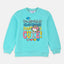 B.X Positively Cute Penguin Light Blue Sweatshirt 3067