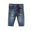 OM Ripped Patch Mid Blue Denim 3221