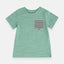 DP Stripe Pocket Green Tshirt 1668