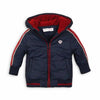 MNT Logo White Piping Navy Blue Puffer Jacket 2837