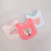LVABLE Friends Flower Fox 3 Piece Bibs Set 7927