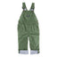 OSH Front Button Green Cotton Full Dungaree 4049