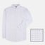ZR Sleek Grey Box White Casual Shirt 4684