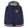 L&S Contrast Belt Navy Blue Heritage Hoodie 903