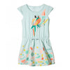 L&S Parrot Design Aqua Green Frock 1554