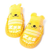 Yellow Cute ZZZ Socks Booties 4537