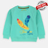 BGM Feather Lightly Turquoise Sweat Shirt 2431