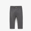 ZR Front Button With Back Pocket Dark Grey Legging 3107