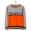 LS Don't Eat My Skate Board Orange With Grey Sweatshirt 3460