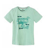 LS Roamers Car Dirtly Faded Look Sea Green Tshirt 2526