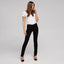 D&C Ladies Jet Black Skinny Jeans