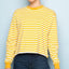 UNKD Yellow And White Stripes Sweatshirt 2455