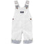 OSH Side Back Pocket Stone White Cotton Full Dungaree 4039