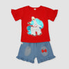 BaoMi Red Sequence Unicorn 2 Piece Set 2279