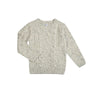 OK Design Knitted Stone White Sweater 2871