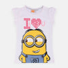 DPB Me I Love Minion White Top 1518