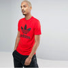 ADI TreFoil Logo Print Red Tshirt 1454